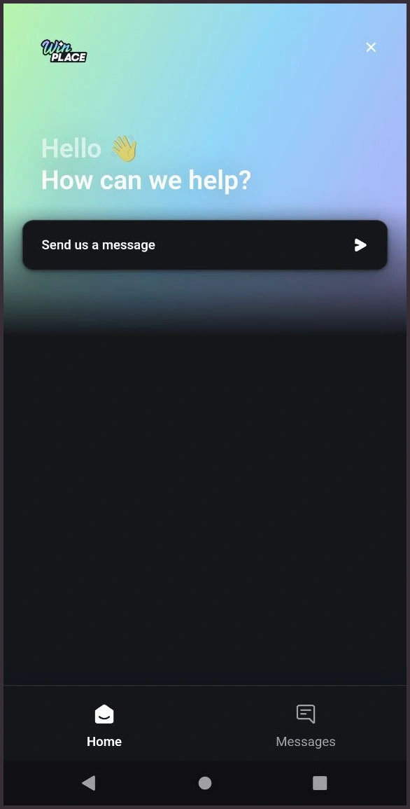 Contact options for support enquiries at WinPlace Casino